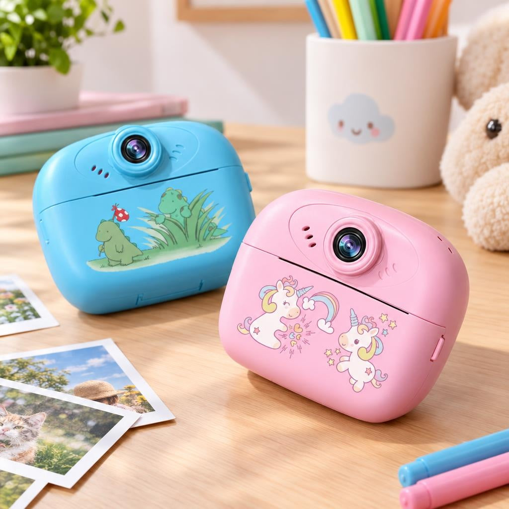 Appareil photo selfie ludique pour enfants avec doubles lentilles
